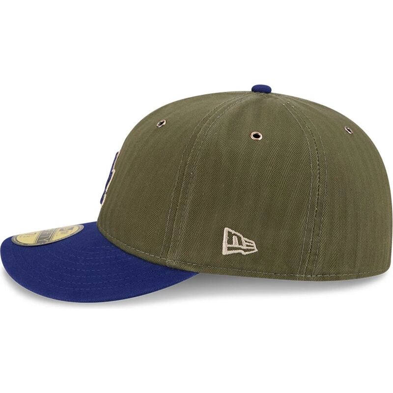 petten-gebogen-groen-fitted-59fifty-pre-curved-american-herringbone-van-los-angeles-dodgers-mlb-van-new-era