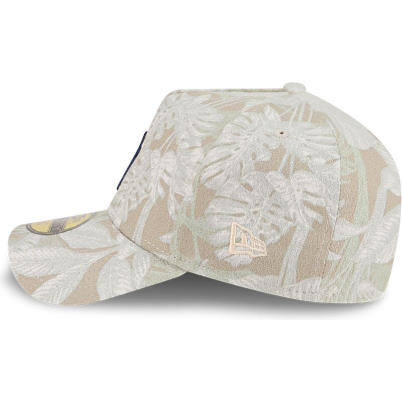 petten-gebogen-beige-fitted-59forty-a-frame-leafy-palm-van-new-york-yankees-mlb-van-new-era