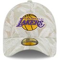 petten-gebogen-beige-aangepast-59forty-a-frame-leafy-palm-van-los-angeles-lakers-nba-van-new-era