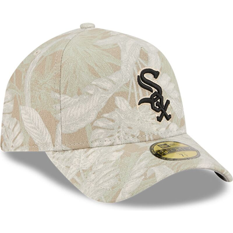 petten-gebogen-beige-aangepast-59forty-a-frame-leafy-palm-van-chicago-white-sox-mlb-van-new-era petten-gebogen-beige-aangepast-59forty-a-frame-leafy-palm-van-chicago-white-sox-mlb-van-new-era
