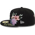 petten-plat-zwart-aangepast-59fifty-floral-van-chicago-white-sox-mlb-van-new-era