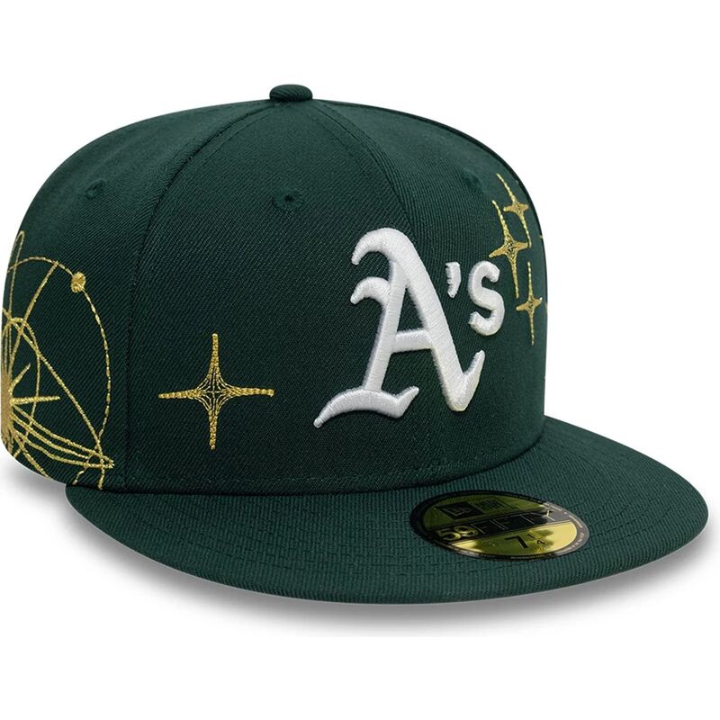 petten-plat-groen-fitted-59fifty-zodiac-van-oakland-athletics-mlb-van-new-era petten-plat-groen-fitted-59fifty-zodiac-van-oakland-athletics-mlb-van-new-era