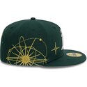 petten-plat-groen-fitted-59fifty-zodiac-van-oakland-athletics-mlb-van-new-era