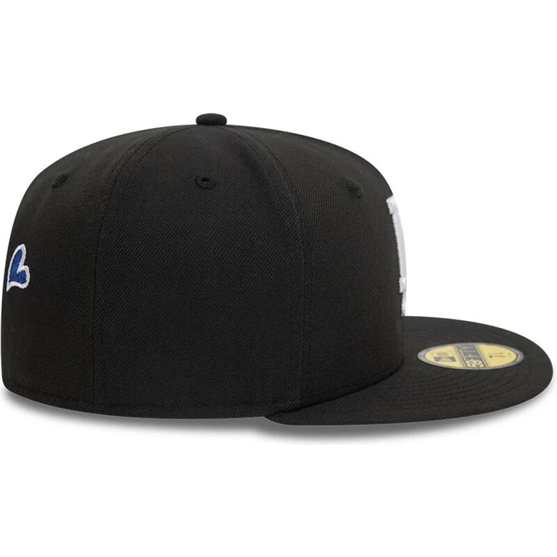 petten-plat-zwart-fitted-59fifty-heart-icon-van-los-angeles-dodgers-mlb-van-new-era