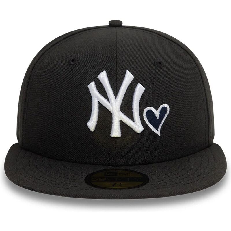 petten-plat-zwart-aangepast-59fifty-heart-icon-van-new-york-yankees-mlb-van-new-era