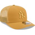 new-era-9seventy-stretch-snap-color-pack-new-york-yankees-mlb-light-brown-trucker-hat
