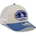 gorra-trucker-beige-y-azul-9forty-m-crown-a-frame-fray-de-los-angeles-dodgers-mlb-de-new-era