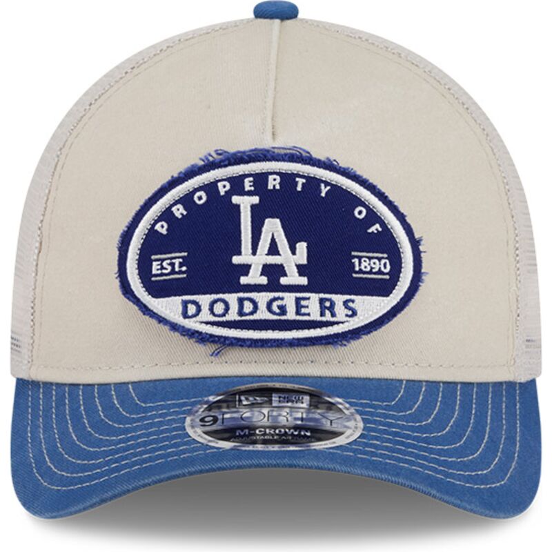 gorra-trucker-beige-y-azul-9forty-m-crown-a-frame-fray-de-los-angeles-dodgers-mlb-de-new-era