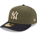 petten-gebogen-groen-aangepast-59fifty-pre-curved-american-herringbone-van-new-york-yankees-mlb-van-new-era