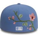 petten-plat-blauw-aangepast-59fifty-floral-van-los-angeles-dodgers-mlb-van-new-era