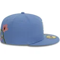 petten-plat-blauw-fitted-59fifty-floral-van-los-angeles-dodgers-mlb-van-new-era