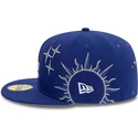 petten-plat-blauw-aangepast-59fifty-zodiac-van-los-angeles-dodgers-mlb-van-new-era