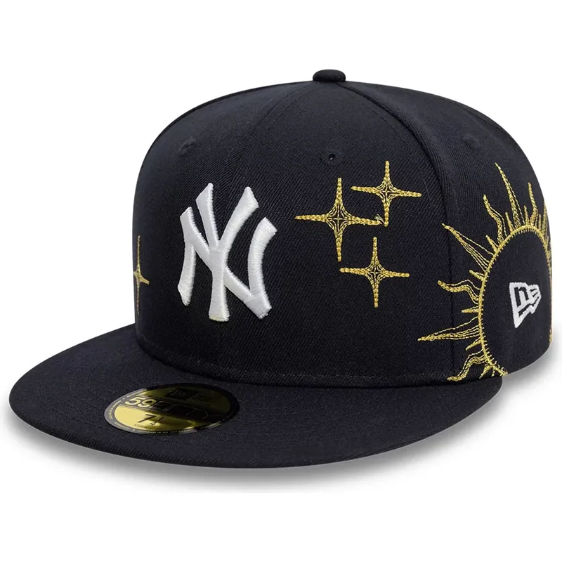 petten-plat-marineblauw-fitted-59fifty-zodiac-van-new-york-yankees-mlb-van-new-era petten-plat-marineblauw-fitted-59fifty-zodiac-van-new-york-yankees-mlb-van-new-era