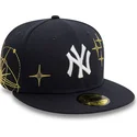 gorra-plana-azul-marino-ajustada-59fifty-zodiac-de-new-york-yankees-mlb-de-new-era