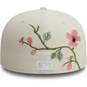 gorra-plana-beige-ajustada-59fifty-floral-de-new-york-yankees-mlb-de-new-era
