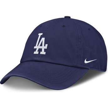 Gorra curva azul ajustable para niño Club Unstructured Organic Cotton de Los Angeles Dodgers MLB de Nike