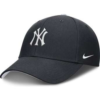 Petten gebogen marineblauw verstelbare band voor kinderen Dri-Fit Club Structured van New York Yankees MLB van Nike