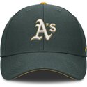 petten-gebogen-groen-verstelbare-band-voor-kinderen-dri-fit-club-structured-van-oakland-athletics-mlb-van-nike