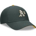 petten-gebogen-groen-verstelbare-band-voor-kinderen-dri-fit-club-structured-van-oakland-athletics-mlb-van-nike