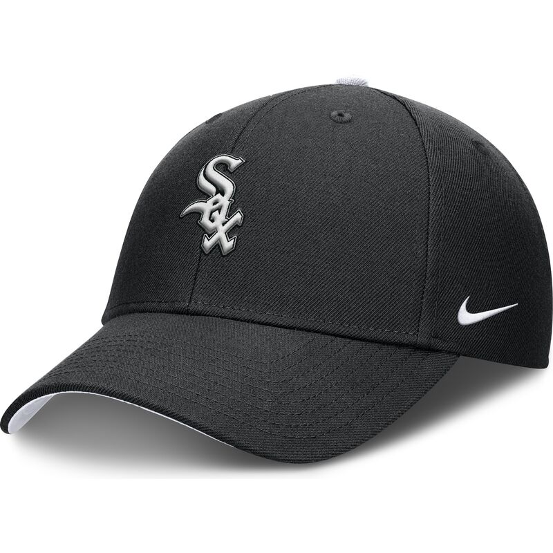 petten-gebogen-zwart-verstelbare-band-voor-kinderen-dri-fit-club-structured-van-chicago-white-sox-mlb-van-nike