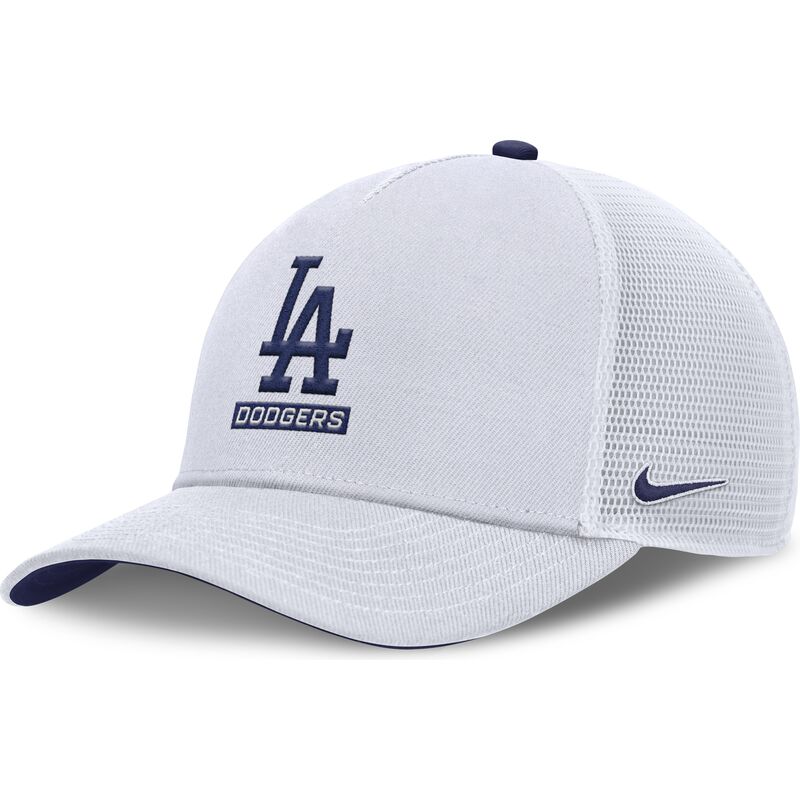gorra-trucker-blanca-con-logo-azul-primetime-dri-fit-rise-structured-de-los-angeles-dodgers-mlb-de-nike