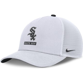Nike Primetime Dri-Fit Rise Structured Chicago White Sox MLB White Trucker Hat