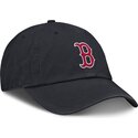 petten-gebogen-marineblauw-verstelbare-band-voor-kinderen-club-unstructured-organic-cotton-van-boston-red-sox-mlb-van-nike