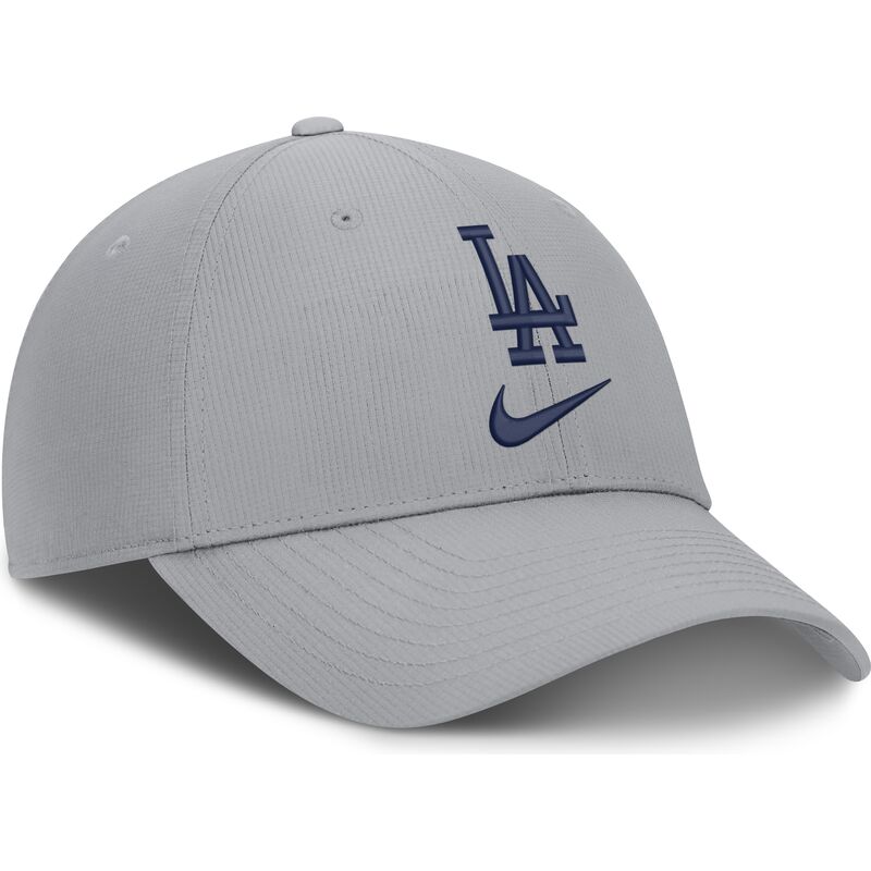 petten-gebogen-grijs-verstelbare-band-primetime-club-structured-uv-poly-ripstop-van-los-angeles-dodgers-mlb-van-nike