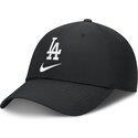 gorra-curva-negra-ajustable-primetime-club-structured-uv-poly-ripstop-de-los-angeles-dodgers-mlb-de-nike