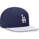 gorra-plana-azul-y-blanca-snapback-nike-dri-fit-pro-structured-square-bill-de-los-angeles-dodgers-mlb-de-nike