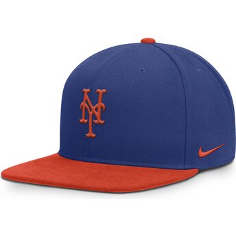 Petten plat multicolor snapback Dri-Fit Pro Structured Square Bill van New York Mets MLB van Nike