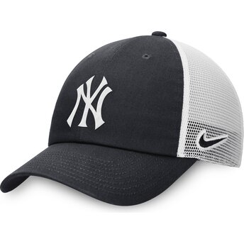 Gorra trucker azul marino y blanca ajustable Club Unstructured de New York Yankees MLB de Nike