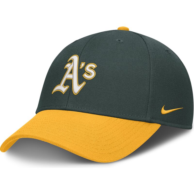 gorra-curva-verde-ajustable-dri-fit-club-structured-de-oakland-athletics-mlb-de-nike gorra-curva-verde-ajustable-dri-fit-club-structured-de-oakland-athletics-mlb-de-nike