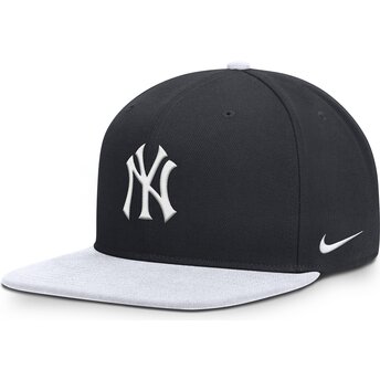 Petten plat marineblauw snapback Dri-Fit Pro Structured Square Bill van New York Yankees MLB van Nike