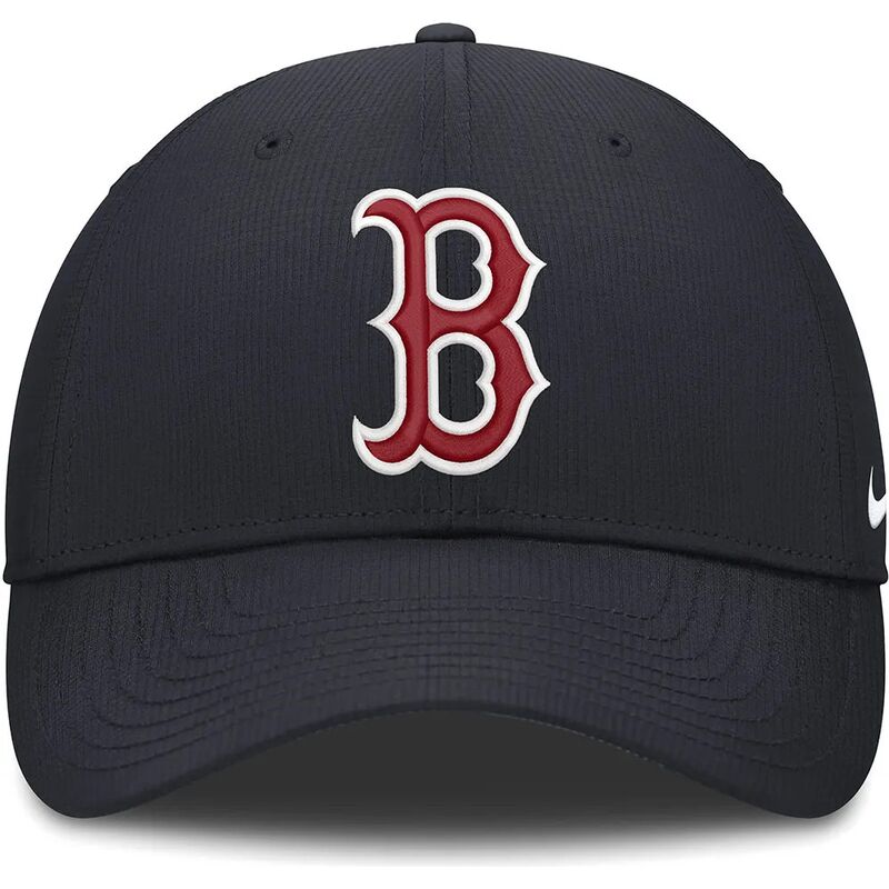 petten-gebogen-marineblauw-verstelbaar-club-structured-uv-poly-ripstop-van-boston-red-sox-mlb-van-nike
