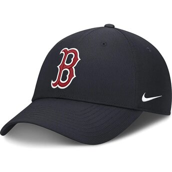 Petten gebogen marineblauw verstelbaar Club Structured UV Poly Ripstop van Boston Red Sox MLB van Nike