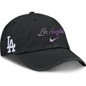 gorra-curva-negra-ajustable-mothers-day-club-unstructured-organic-cotton-de-los-angeles-dodgers-mlb-de-nike