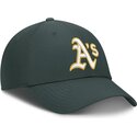petten-gebogen-groen-verstelbare-band-club-structured-uv-poly-ripstop-van-oakland-athletics-mlb-van-nike