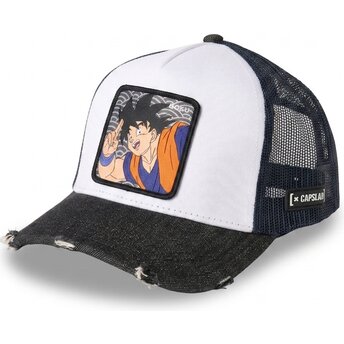 Petten gebogen multicolor snapback Son Goku Dragon Ball van Capslab