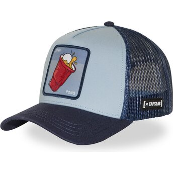 Capslab Beer Pong DRK03 BEEB Cocktails Blue Trucker Hat