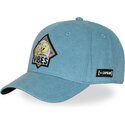 capslab-curved-brim-tweety-loo13-pcblifb-looney-tunes-blue-snapback-cap