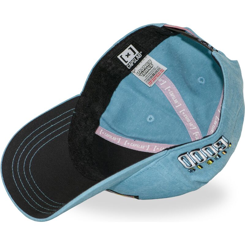 gorra-curva-azul-snapback-piolin-loo13-pcblifb-looney-tunes-de-capslab