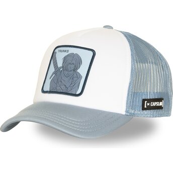 Gorra trucker azul y blanca Trunks DBS8 TRUB Dragon Ball de Capslab
