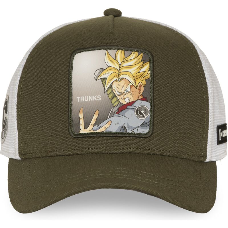gorra-trucker-verde-y-blanca-trunks-dbs8-futb-dragon-ball-de-capslab