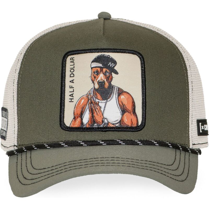 petten-gebogen-groen-snapback-hip-hop-dogz-van-capslab