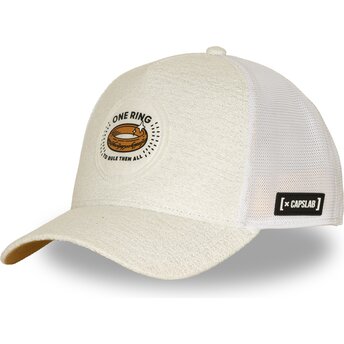 Petten gebogen crème snapback Anillo Único LOTR2 PCTRINB El Señor Enige Ring De Heer der Ringen van Capslab