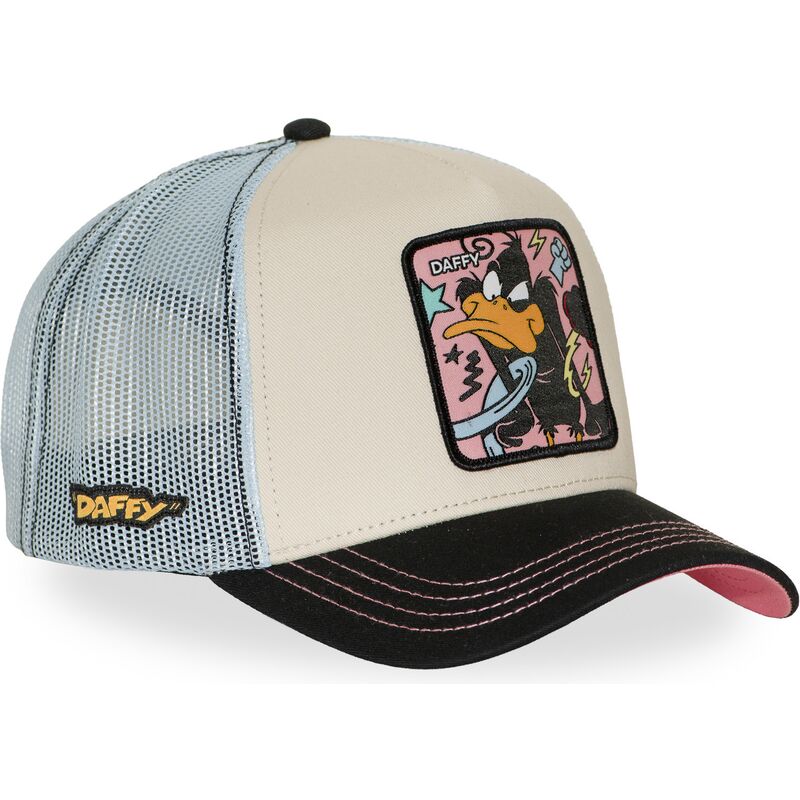 capslab-daffy-duck-loo13-dafb-looney-tunes-multicolor-trucker-hat capslab-daffy-duck-loo13-dafb-looney-tunes-multicolor-trucker-hat