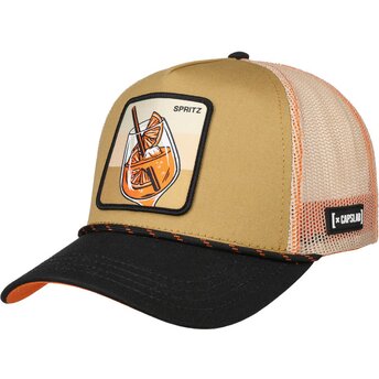 Petten gebogen meerkleurig snapback Spritz DRK03 SPRB Cocktails Spritz Cocktails van Capslab