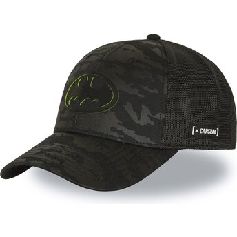 Petten gebogen camouflage snapback DC11 LOGB Batman DC Comics van Capslab