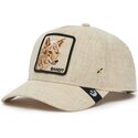 petten-gebogen-beige-snapback-bandit-cloth-rugged-comfort-the-farm-van-goorin-bros